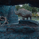 Statues of three humans spearing some sort of animal in an obvious Far Cry Primal easter egg in Far Cry 6.